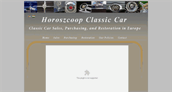 Desktop Screenshot of classiccarhoroszcoop.com